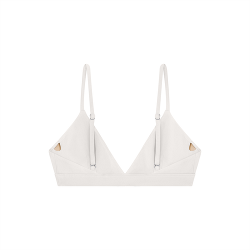 Cropped V-Neck Sports Bra