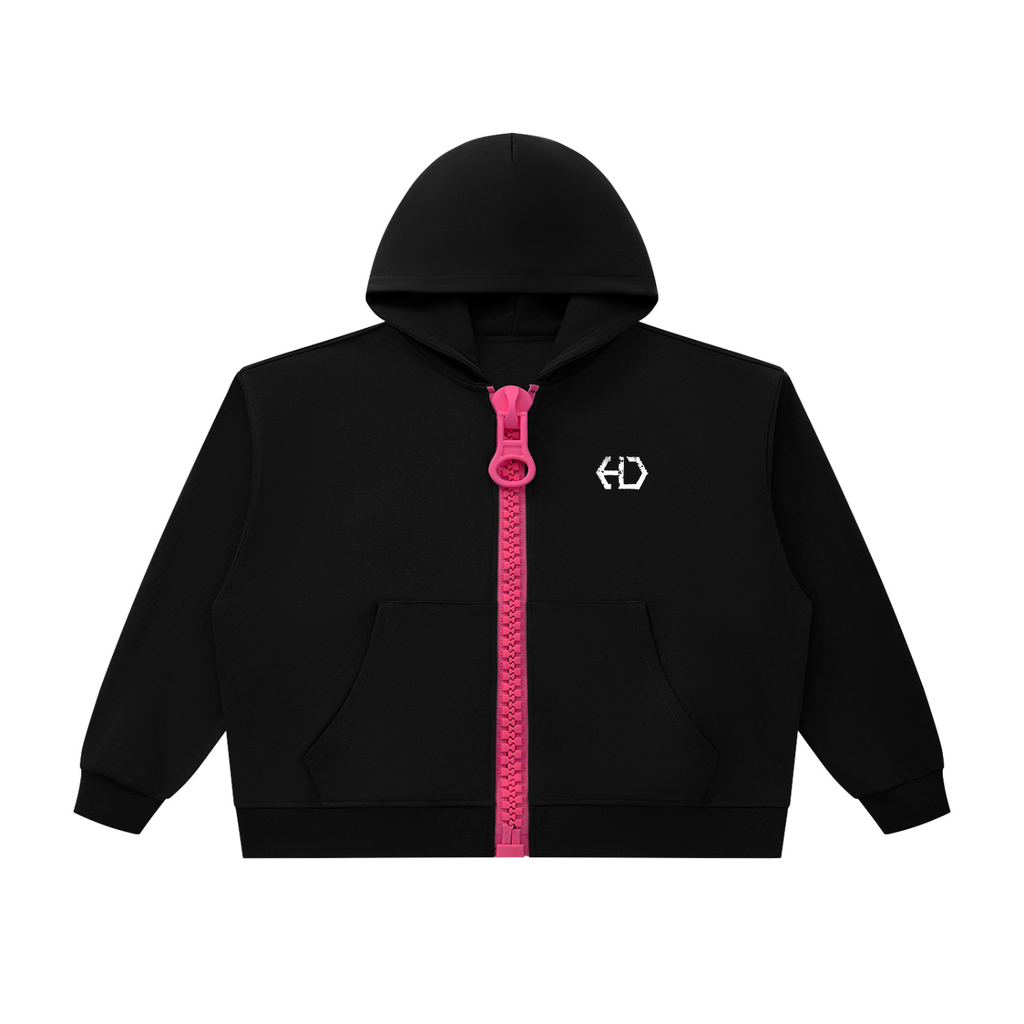 Streetwear Big Zipper Women Jacket