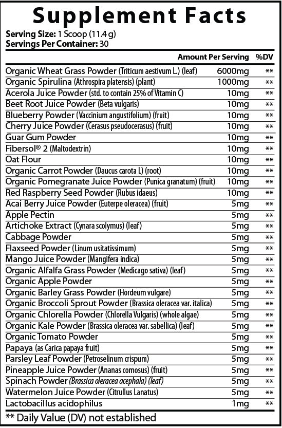 HD Organic Super Greens