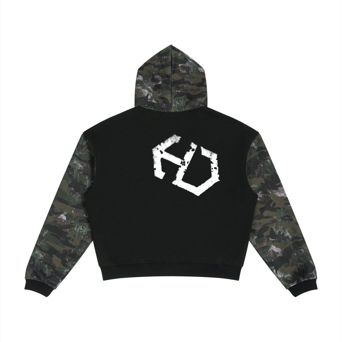 HD Branded Camo ZipUp